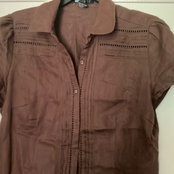 Carole Iittle 100% linen blouse size M - Picture 5 of 7